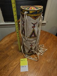 Finely Detailed Arrow Quiver With Leather Fringe