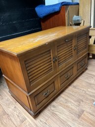 Lane Chest With Top Storage And Bottom Drawer
