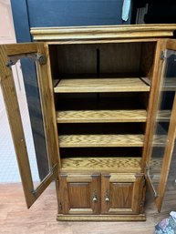 Stereo Cabinet With Glass Doors