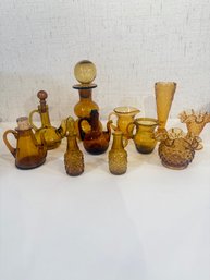Amber Glass Lot