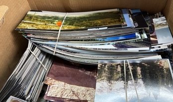 Box Full Of Photographs, Landscapes, People Miscellaneous Pictures - Great For Card Making
