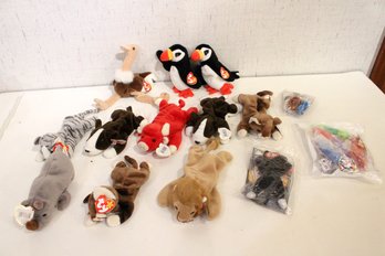 14 Beanie Babies, Vintage McDonalds, Burger King, Fidget Toy, Mr. Potato Head