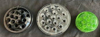 Vintage Glass Flower Frogs