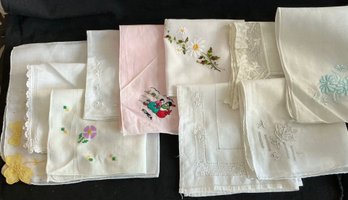 20 Vintage Hankerchiefs