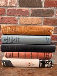 5 Antique And Vintage Books