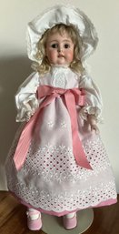 German Doll With Leather Body- Vintage