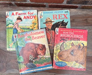 4 1950s Rand Mcnally ELF Books