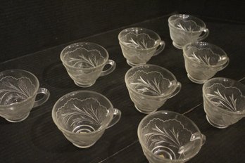 9 Indiana Glass Punch Cups