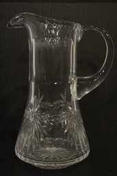 Vintage Hand Cut Crystal Pitcher