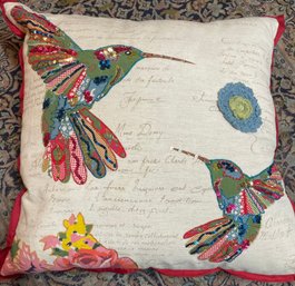 Hummingbird Pillow