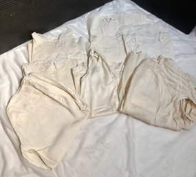 Lot Of 9 Antique And Vintage Infant Slips/dresses