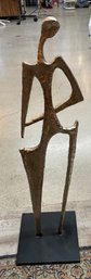 Metal Sculpture, 23 Inches Tall
