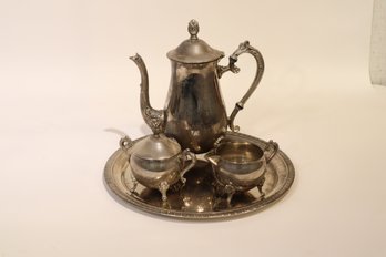 Vintage Leonard Silver Plated Tea/Coffee Set