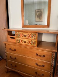 Mcm Monterey Branded Blonde Bedroom Dresser