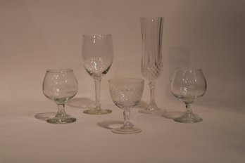 Assorted Stemmed Glassware