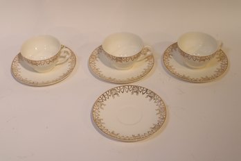 Pope-Gosser China Teacups And Saucers