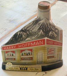 Vintage Original 1969 Jim Beam Whiskey Bourbon 'Harry Hoffman Shop' Decanter
