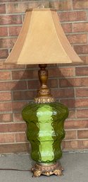 Mid-century Lamp With 2 Lights