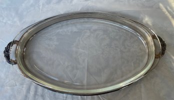Vintage Pyrex Serving Dish With Holder