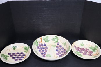 Three Ceramic Serving Dishes