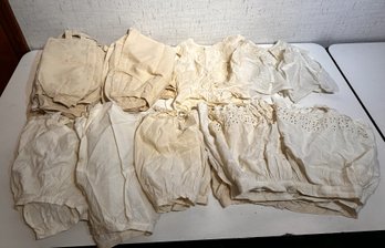 Lot Of Over 10 Antique Undergarment Camisoles