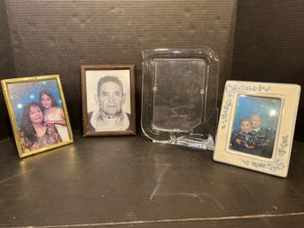 4 Fames Including Modern Glass Frame