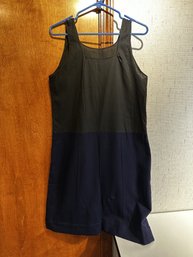 Antique Black And Navy Slip Dress