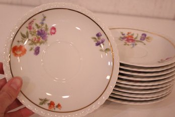 11 Vintage Franconia Saucers