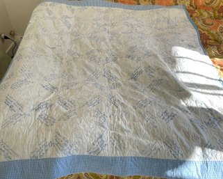 Vintage Embroidered Quilt