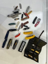 Large Pocket Knife Lot