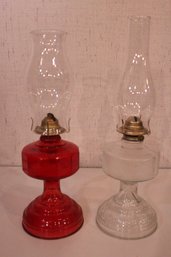 2 Vintage Oil Lamps