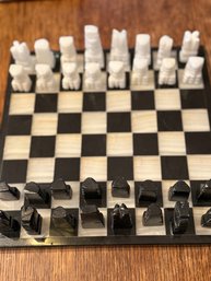 Hand Carved Stone Chess Set