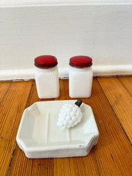 Milk Glass/irish Stone China Bundle