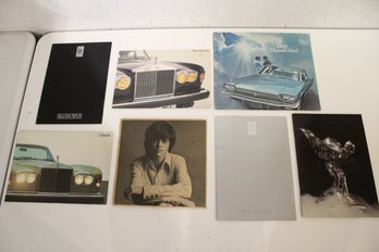 Vintage Luxury Car Art Books, Roll-royce, Thunderbird,