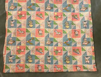 Vintage Fabric Scrap -  Children's Patchwork Story Characters