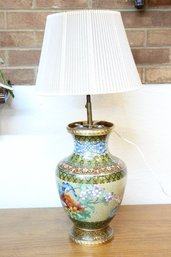 Chinese Cloisonn Table Lamp