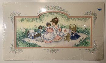 1996  'Doll Hospital'  By Kristen Reinhart NWT, Watercolor