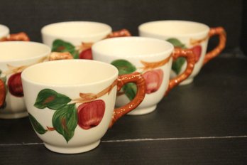 9 Vintage Franciscan Apple Tea Cups