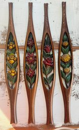 Set Of 4 Vintage 1970s Sexton Metal Wall Art