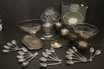 Large Silver Plated Lot