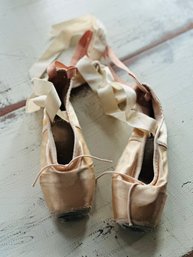 Retired Pink Chacott Ballet Pointers