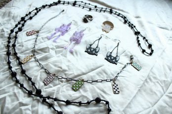 Unique Costume Jewelry Lot, Mushroom Pin