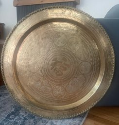 Vintage Brass 26 Inch Wall Hanging Or Table Top