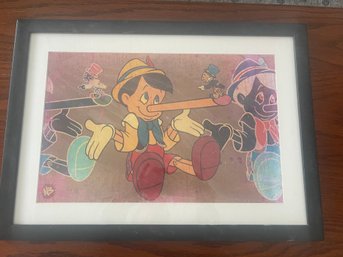 Framed Disney Pinocchio Print