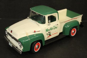 Die-cast Model Of 1956 Ford F-100 Pickup With Mountain Dew Livery