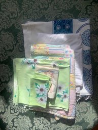 A Collection Of Vintage Linens