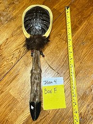 Native American Turtle Shell Rattle Rattle