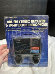 Vintage Unopened Westminster AM/FM Stereo Receiver Radio
