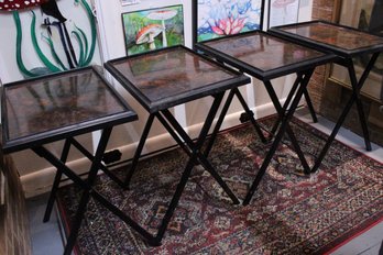 4 Artex Folding Tables