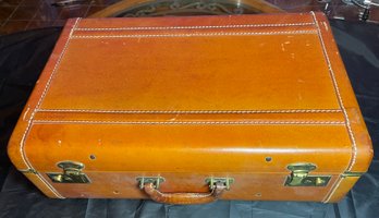Vintage Leather Suitcase